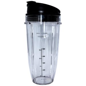 Copo Liquidificador NutriNinja com tampa 709ml BLENDIN Preto