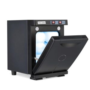 Aquecedor de Toalhas Profissional 5 Litros 2 em 1 para Salão Barbearia e Spa 110V Winado Preto