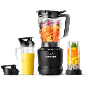Liquidificador de Bancada com 5 Velocidades Capacidade de 18L e Copo de 950mL Incluso 110V 1400W Nutribullet Preto