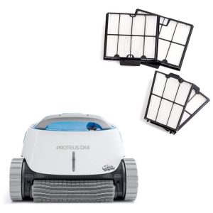 Aspirador Robótico para Piscina com Filtro Ultrafino Ideal para Piscinas de Até 152 Metros 110V Dolphin Proteus DX4