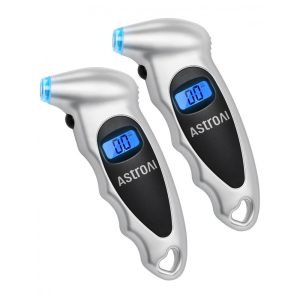 Medidor de Pressão Digital AstroAI 0150PSI Preciso em Incrementos de 01 4 Unidades para Carros Caminhões e Bicicletas com Tela LCD Retroiluminada