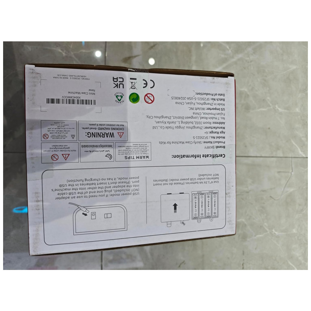 Máquina de Garra de Natal Skirfy Verde para Crianças, Mini Arcade com Joystick de Cristal, Dispensador de Brinquedos de Pelúcia e Doces, 6+ Anos - Imagem 9