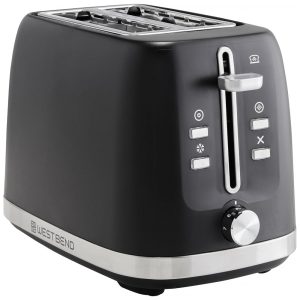 Torradeira West Bend 2 Fatias Preta Fendas Largas 7 Níveis de Tostagem 750W 110V