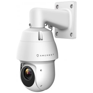 Câmera de Segurança IP PoE Amcrest 4MP com 25x de Zoom Motorizado e Detecção de Pessoas