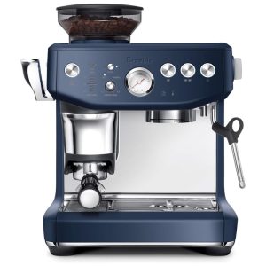 Máquina de Café Expresso em Aço Inoxidável 2L com 25 Opções de Moagem Vaporizador de Leite e Controle de Precisão 110V 1750W Breville Sage Barista Express Azul Ameixa