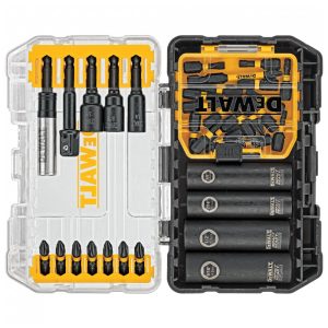 DWA25IR Kit Brocas de Chaves 35 Peças com Estojo DEWALT DWA25IR Amarelo