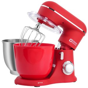 Batedeira Kitchen in the Box 45 Litros e 5 Litros Design Elegante com Acabamento Fosco - Vermelho Fosco