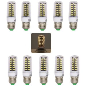 Lâmpada LED Milho Fengyan E27 7W 84LED 2835 Luz Quente 3000K Kit 10 Unidades para Iluminação Residencial Econômica e DurávelGSYFDZSWZX