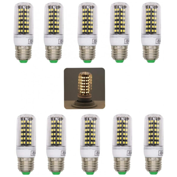 Lâmpada LED Milho Fengyan E27 7W 84LED 2835 Luz Quente 3000K Kit 10 Unidades para Iluminação Residencial Econômica e Durável,GSYFDZSWZX