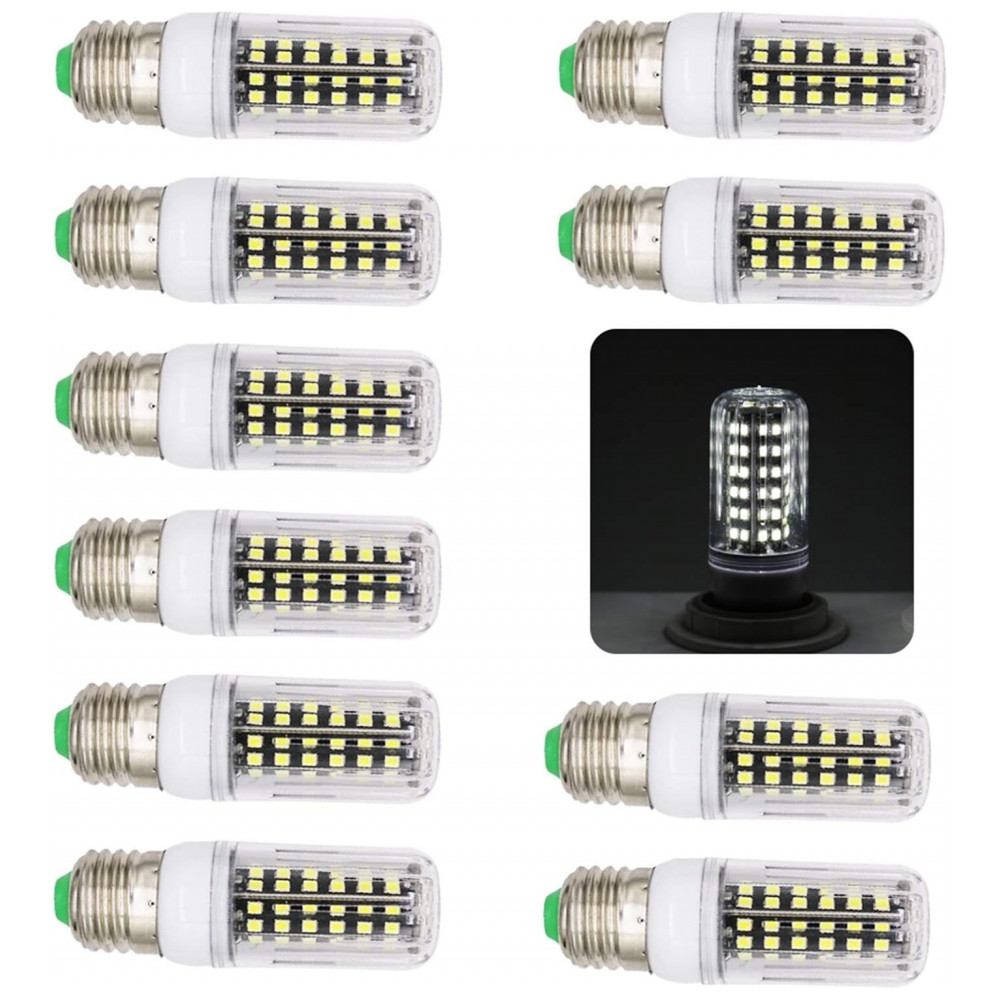 Lâmpada LED Milho Fengyan E27 7W 84LED 2835 Luz Quente 3000K Kit 10 Unidades para Iluminação Residencial Econômica e Durável,GSYFDZSWZX - Imagem 2