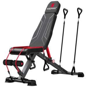 Banco Multiuso para Treino Corpo Inteiro em Casa KEPPI Preto