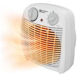 Aquecedor de Ambiente Comfort Zone com Termostato Proteção Contra Superaquecimento Compacto e Eficiente para Casa e Escritório