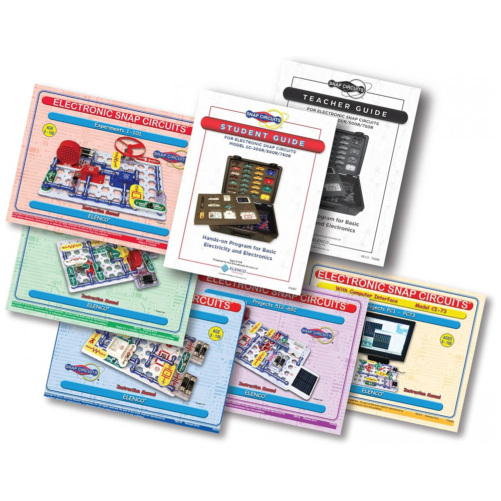 Snap Circuits SC-750R – Kit Educacional de Eletrônica com Mais de 750 Projetos para Crianças a Partir de 8 Anos - Imagem 5