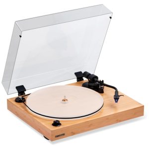 Fluance RT85 Vitrola Toca Discos c Plataforma 1 Velocidade sem fio 33 RPM Marrom