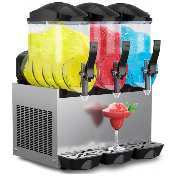 Máquina de Raspadinha Drinks Comercial Mojgar para Bebidas Geladas, 45L 1300W 110V, Grande Fabricante de Raspadinhas, Máquina de Margarita,