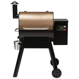 Churrasqueira á Pellet de Madeira com Controle por App WI-FI e Superfície de Cozimento Total 3709 cm2 Traeger Série Pro 575 Bronze
