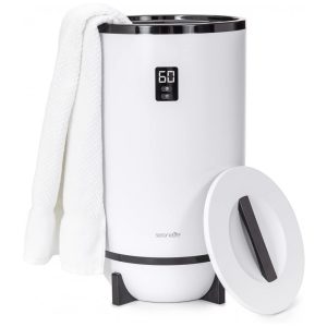 Aquecedor de Toalha Elétrico até 2 Toalhas com Desligamento Automático 110V 500W SereneLife Branco