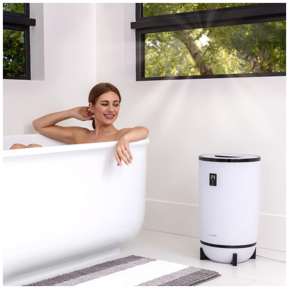 Aquecedor de Toalha Elétrico até 2 Toalhas com Desligamento Automático 110V 500W SereneLife Branco - Imagem 2