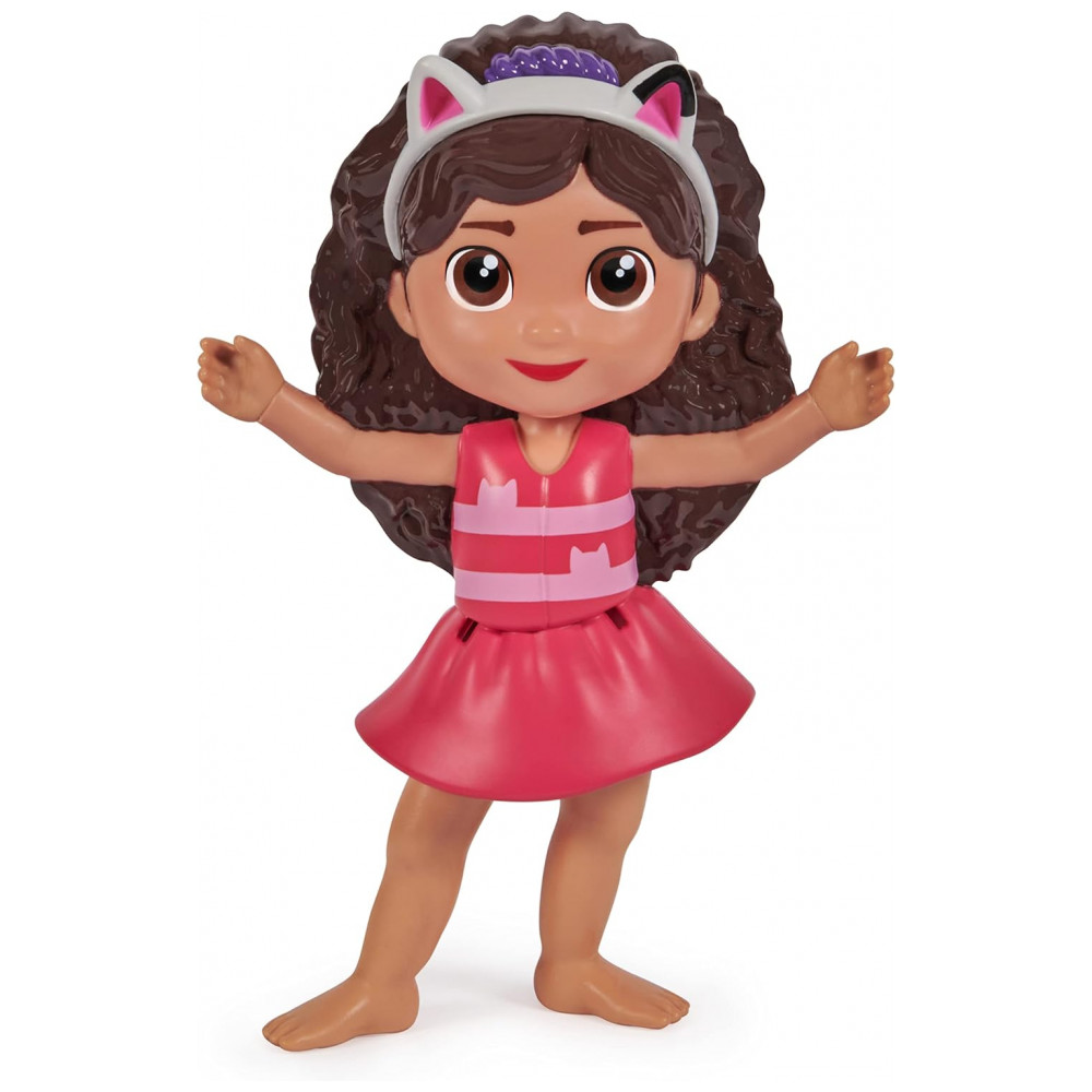 Brinquedo de Piscina Gabby Floatin Figures da Casa de Bonecas da Gabby da SwimWays, Acessórios de Piscina para Crianças, Brinquedos Aquáticos, Festa d