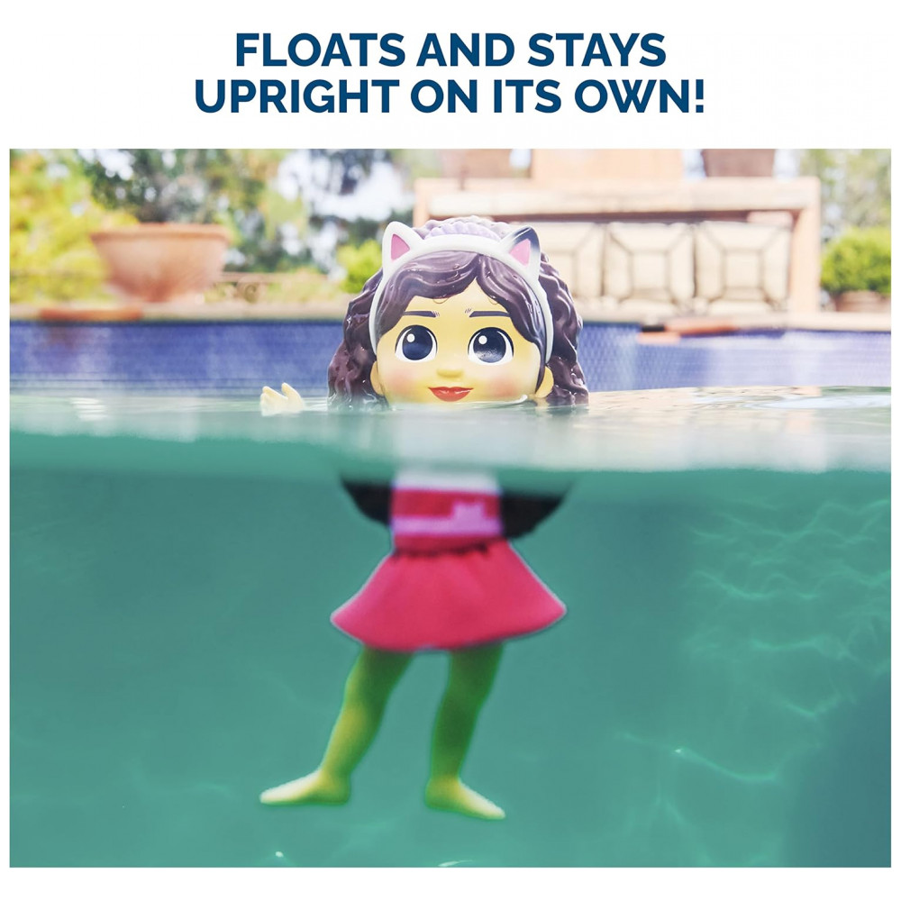 Brinquedo de Piscina Gabby Floatin Figures da Casa de Bonecas da Gabby da SwimWays, Acessórios de Piscina para Crianças, Brinquedos Aquáticos, Festa d - Imagem 3