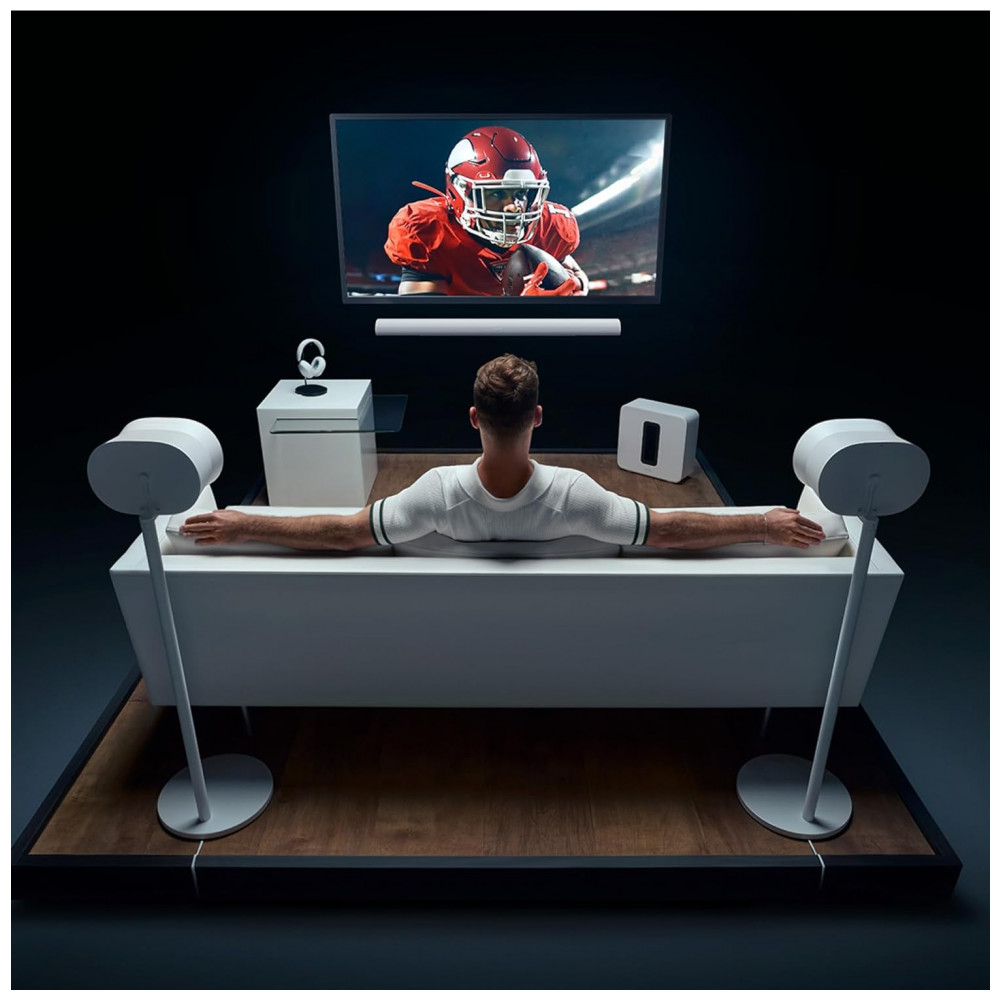 Sonos Era 300 Caixa de Som Inteligente com Dolby Atmos, Áudio Espacial, Wi-Fi 6, Bluetooth 5.0, USB-C, Controle por Voz – Branco Fosco - Imagem 6