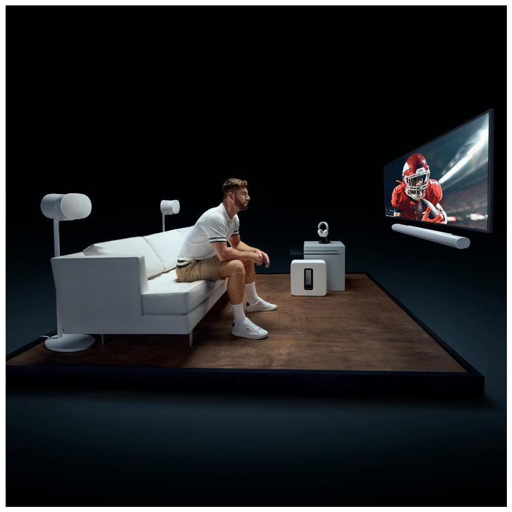 Sonos Era 300 Caixa de Som Inteligente com Dolby Atmos, Áudio Espacial, Wi-Fi 6, Bluetooth 5.0, USB-C, Controle por Voz – Branco Fosco - Imagem 7