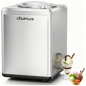 Máquina de Sorvete 25L com 3 Modos Display LCD Temporizador até 2H e Função Keep Cool 110V 250W COUPLUX Prata