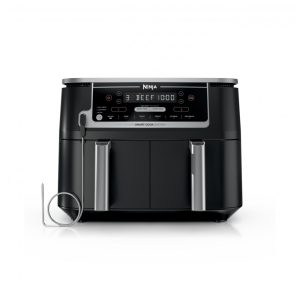 Fritadeira Elétrica AirFryer 10L de Capacidade com Temperatura Ajustável e Temporizador 1690W 110V NINJA DZ550 Preto