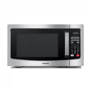Micro Ondas de Bancada 33L em Aço Inoxidável com 12 Menu Automáticos 110V 1100W TOSHIBA EM131A5C Prata