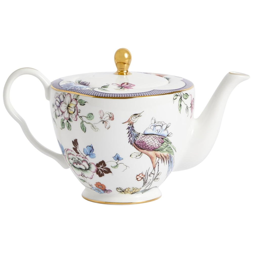Bule de Chá Chinês 550mL com Tema de Símbolos de Boa Sorte Aproveite a Tradição em Casa Wedgwood Colorido - Imagem 3