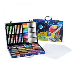 Mala de arte infantil Crayola Inspiration Art Case espaço 140 peças cores sortidas