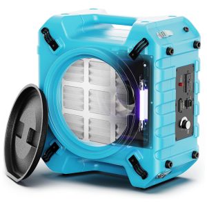 Purificador de Ar Industrial com Filtro HEPA Pro 870 com Filtragem de 3 Estágios 115V Alorair Azul