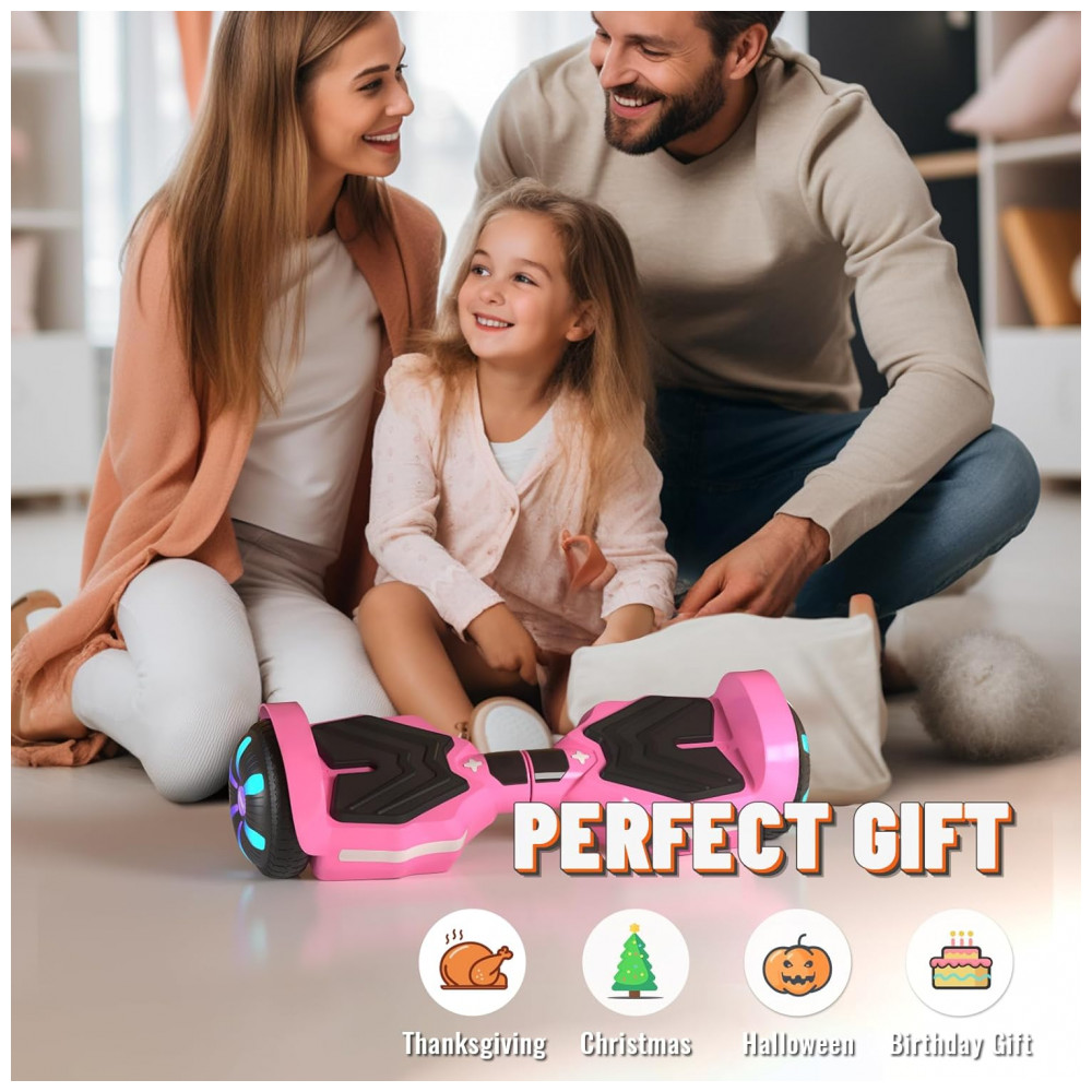 Patinete SIMATE com Alto-falantes Bluetooth, Rodas com LED Coloridas, Controle pelo Aplicativo, Motores Duplos de 250W, Velocidade Máxima de 13,7 km/h - Imagem 6