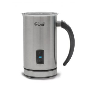 Espumador de Leite Elétrico Capacidade 240 mL Aço Inox 110v CHEF CHMF08S Prateado