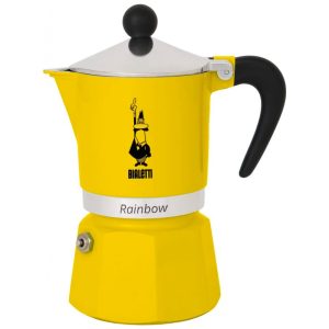 Cafeteira de Café Expresso Manual Italiana Bialetti 4982 Amarelo