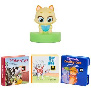 Coleção de Histórias para Máquina dos Sonhos Little Tikes 1 Personagem e 3 Historias Gatos Coloridos