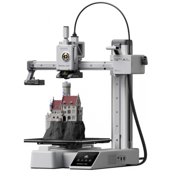 Impressora 3D Bambu Lab A1 Mini, Suporte para Impressão Multicolorida, Configuração em 20 Minutos, Precisão em Alta Velocidade, BAMBULAB,