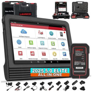 Scanner Automotivo LAUNCH X431 V Pro 5.0 Elite 2025 Novo Gen. Bluetooth Bidirecional - Com Canfd Doip Codificação Online e 38 Resets para Carros