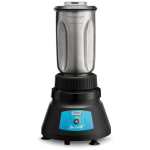 Liquidificador Profissional 950mL com Velocidade Ajustável Compacto e Lâmina Removível 110V 360W Waring BevBasix Preto