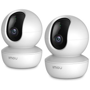 Câmera de Segurança Doméstica com Visão Noturna Áudio Bidirecional Detecção Humana 2UN Imou Branca
