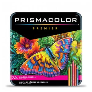 Kit Lápis de Cor Profissional com Estojo 72 peças Prismacolor