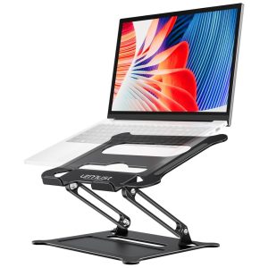 Suporte Ergonômico laptop Ajustável Dobrável Até 40Cm URMUST UMCA2020001 Preto