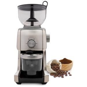 Moedor de Café Cônico 16 Configurações e Acessórios CHEFWAVE CW CG01SS Cinza