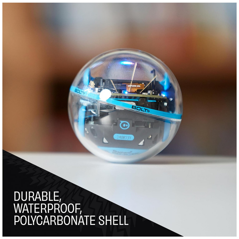 Robô Programável Sphero BOLT Bola Codificável Reciclável com LED 8x8, Sensores Avançados, Bluetooth e Programação Javascript - Resistente à Água - Imagem 6
