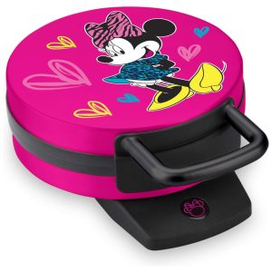 Máquina de Waffles escuro 110v DISNEY DMG 31 Rosa escuro