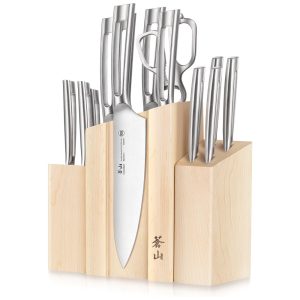 Conjunto de Facas TN1 Series Aço Inoxidável 14 Peças CANGSHAN 1021967 Prateado