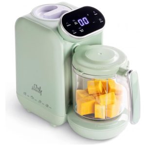 Processador de Alimentos para Bebê 5 em 1 Multifuncional e Inteligente 110V Chefhandy Verde
