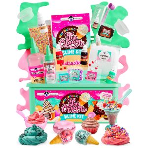 Kit Slime Divertido Faça seus Próprios Sorvetes e Doces para Crianças de 10 a 12 Anos Original Stationery
