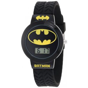 Relógio de Quartzo Digital para Crianças de 5 até 15 Anos Accutime Batman Preto