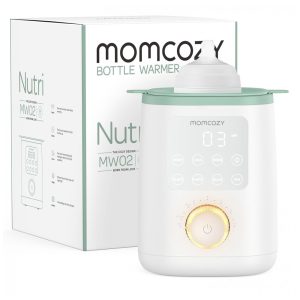 Aquecedor de Mamadeiras 9 em 1 Preserva os Nutrientes do Leite Materno 110V Momcozy Nutri Branco